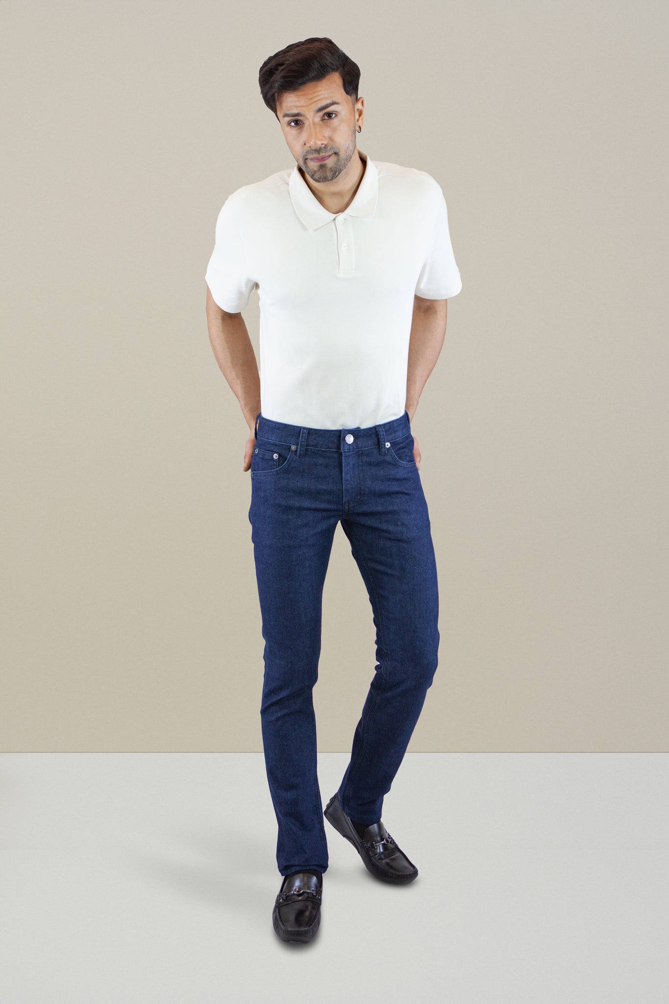 IML PREMIUM DARK SLUB DENIM-11.5oz