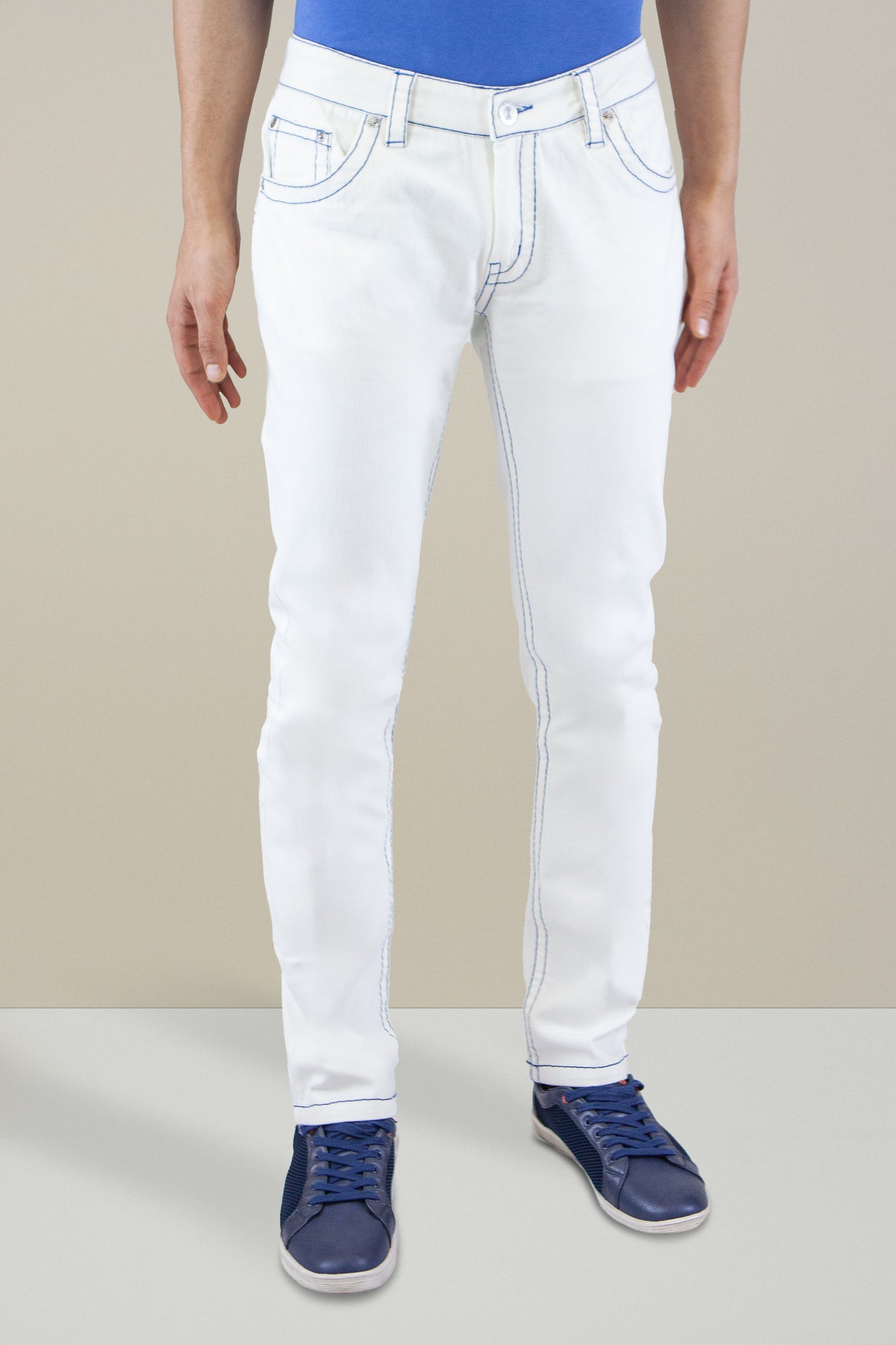 IML Premium White Stretch Denim- 11Oz