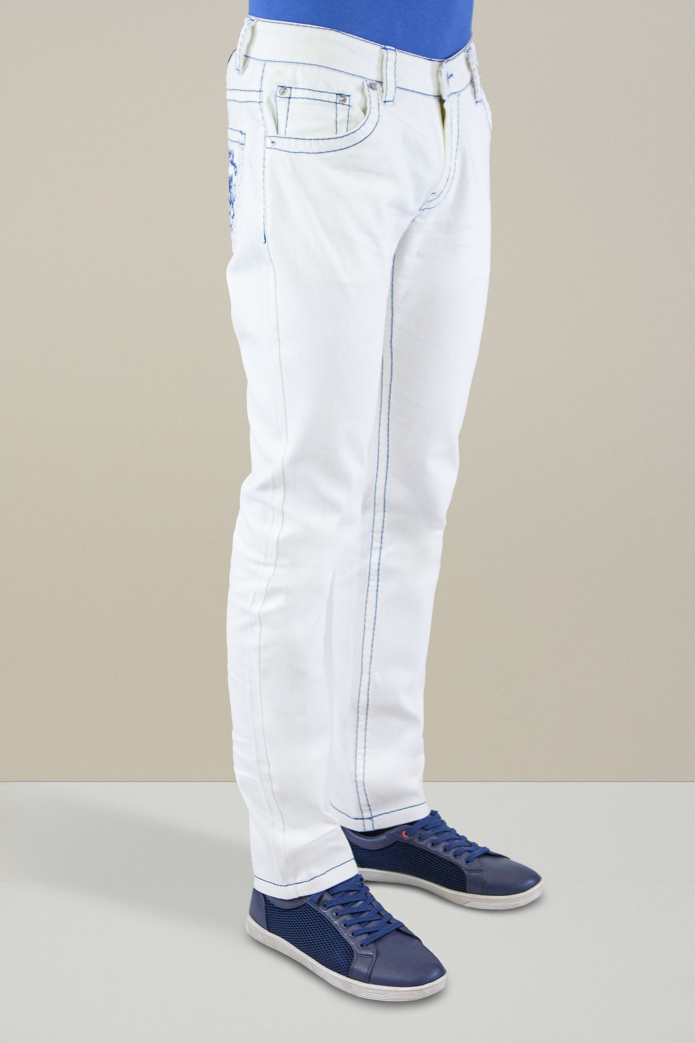 IML Premium White Stretch Denim- 11Oz